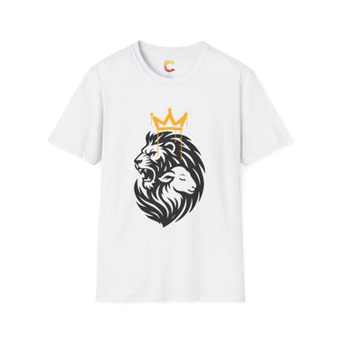 Lion and Lamb Tribal Crown Christian Faith Tee - Ctrl Alt Believe